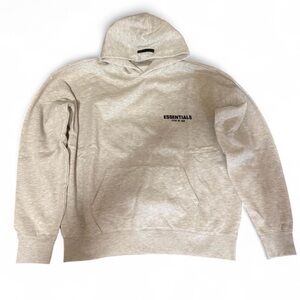 Fear of God Essentials Light Oatmeal Hoodie NWT